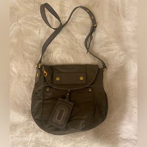 Marc by Marc Jacobs army green nylon cross-body bag. In great condition!